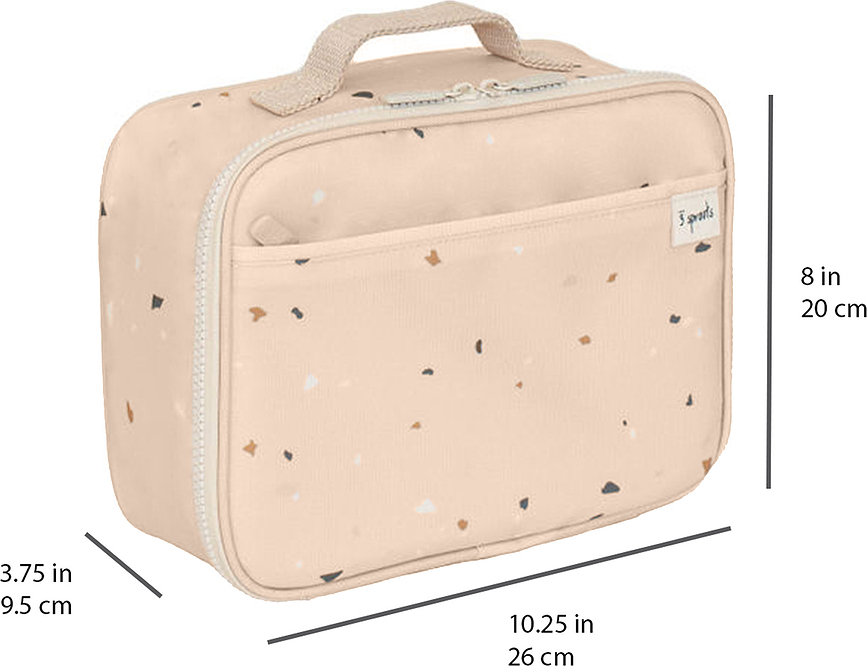 Terazzo Sac à Lunch recyclé, couleur sable