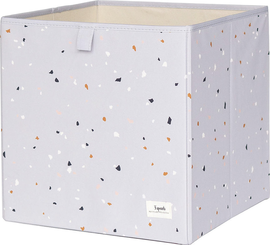 Terrazzo Boîte de Rangement, gris clair