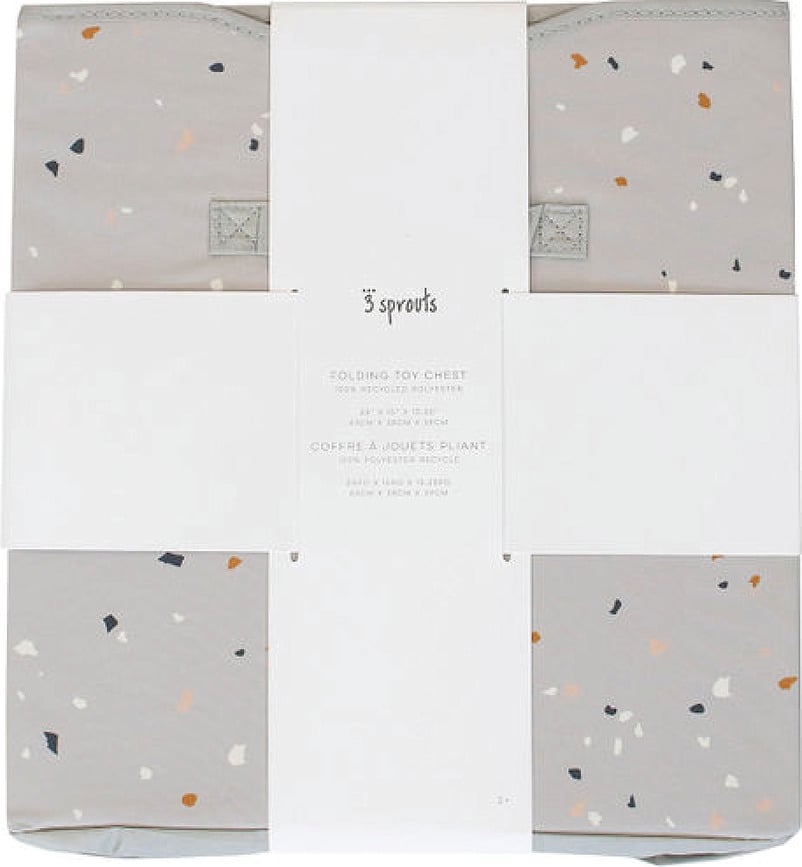 Terrazzo Škatla za shranjevanje s pokrovom, svetlo zelena