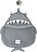 3 sprouts Organisateur de Bain requin