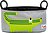 3 Sprouts Organisateur de Poussette, motif crocodile