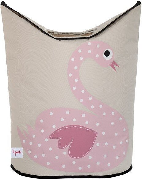 3 sprouts Panier à Linge, motif cygne