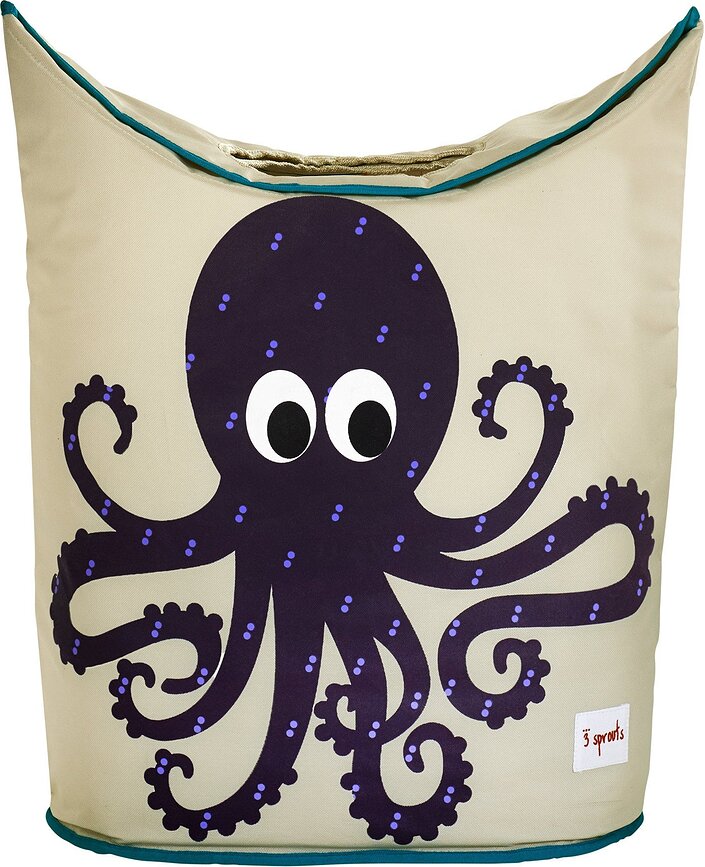 Cesto para la Colada 3 Sprouts, diseño de pulpo