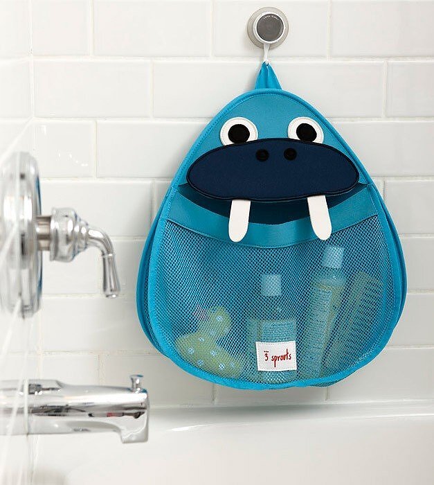 Organizador de baño 3 Sprouts, diseño de morsa