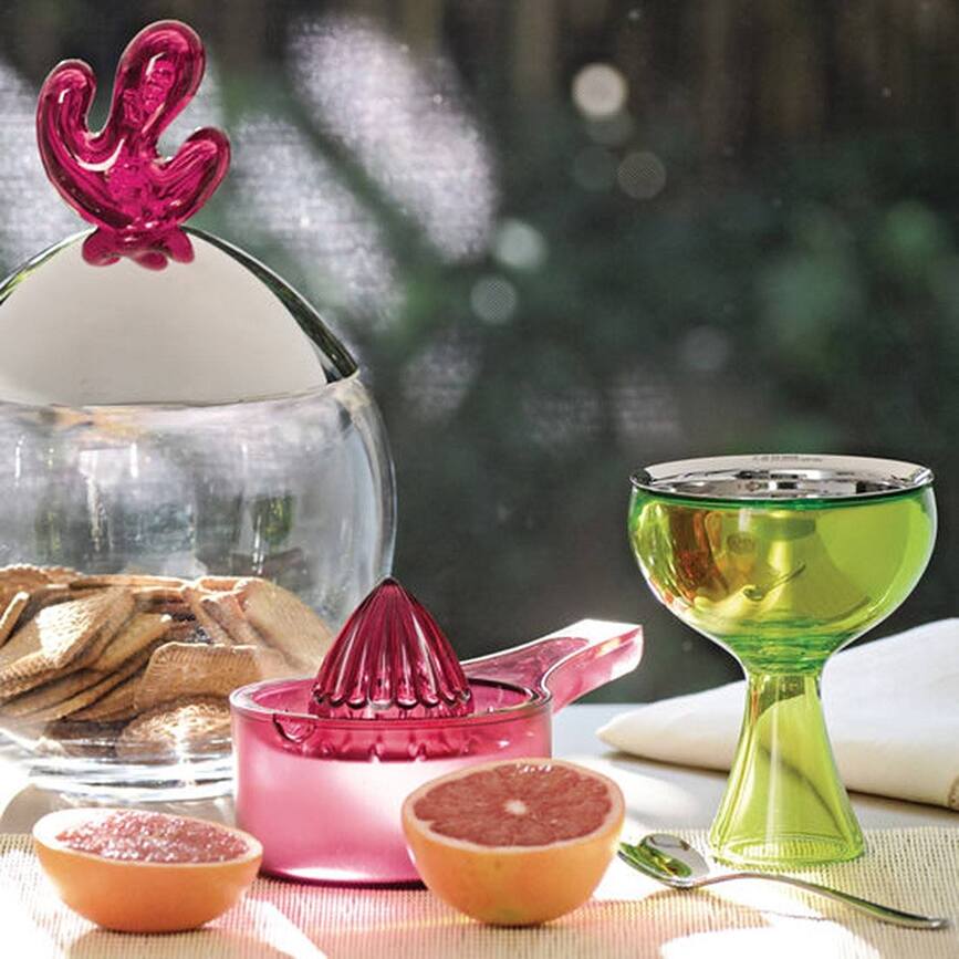 Big Love Kozarec za sladoled z žličko, moder