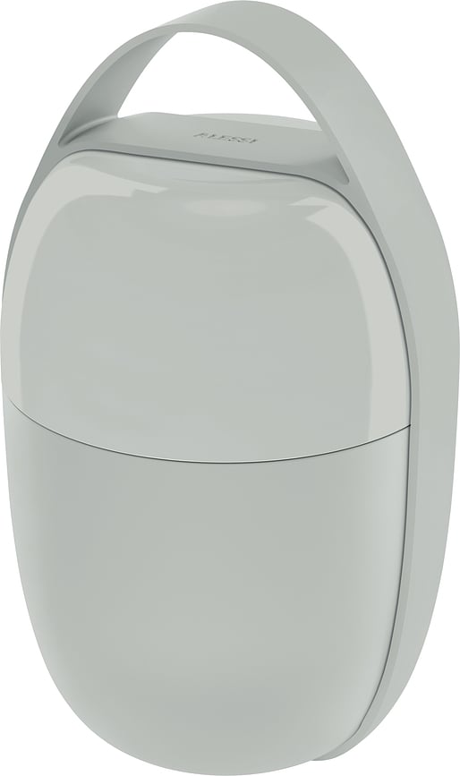 Fiambrera de doble compartimento Food à porter, gris