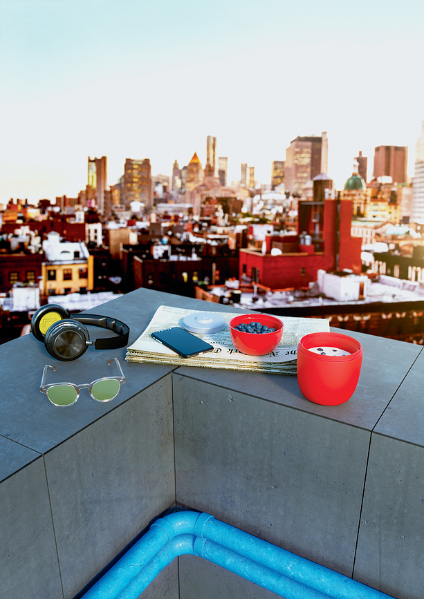 Food à porter Posoda za malico dvoprekatna, siva