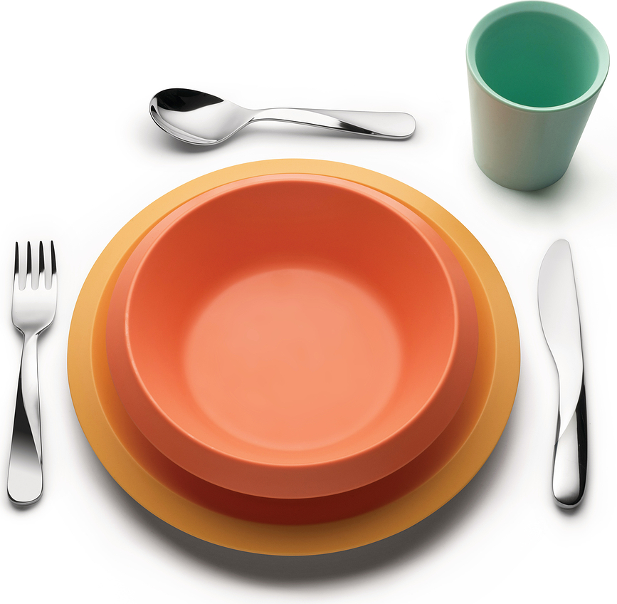 Giro Kids Dječje Posuđe narančasto Set od 3 dijela