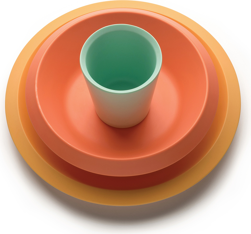 Giro Kids Set de Vaisselle pour Enfant, Set 3 pièces