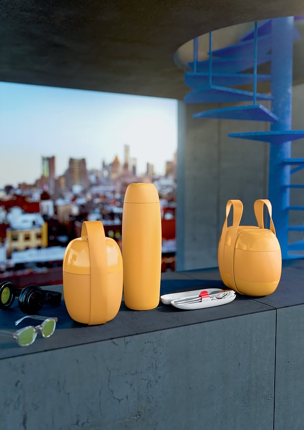 Juego de Cubiertos Food A Porter, con estuche, Set de 4 piezas