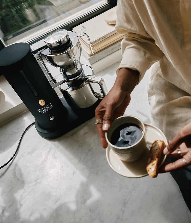 Aarke Cafetière à filtre, noire