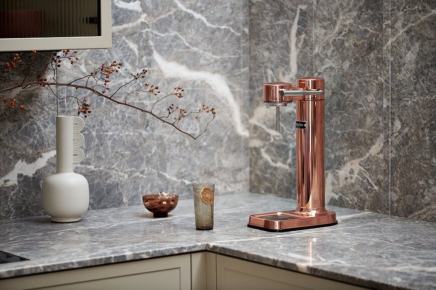 Carbonatador de Agua Carbonator 3, borgoña mate