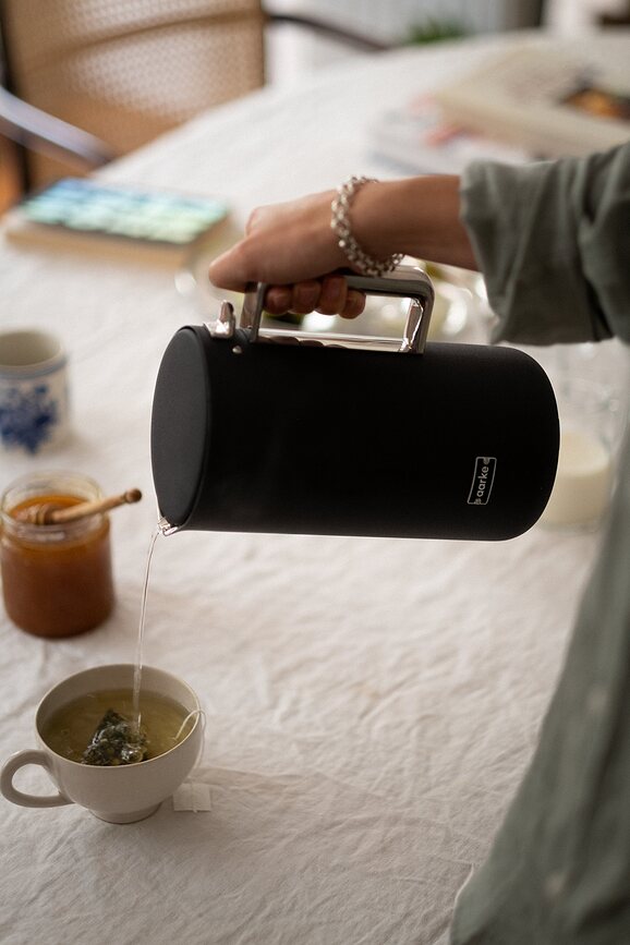 Hervidor Eléctrico de acero inoxidable Aarke, 1,2 L