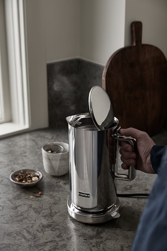 Hervidor Eléctrico de acero inoxidable Aarke, 1,2 L