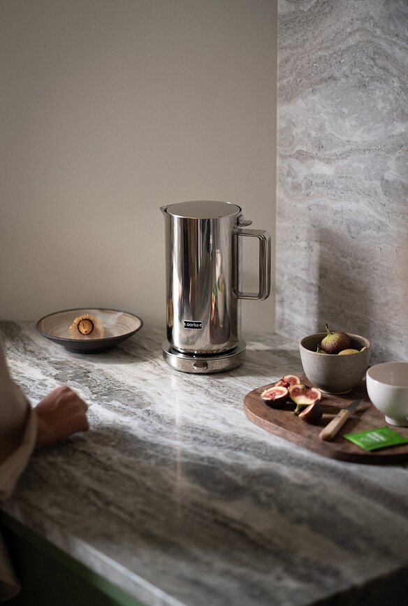 Hervidor Eléctrico de acero inoxidable Aarke, 1,2 L