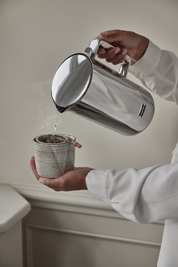 Hervidor Eléctrico de acero inoxidable Aarke, 1,2 L