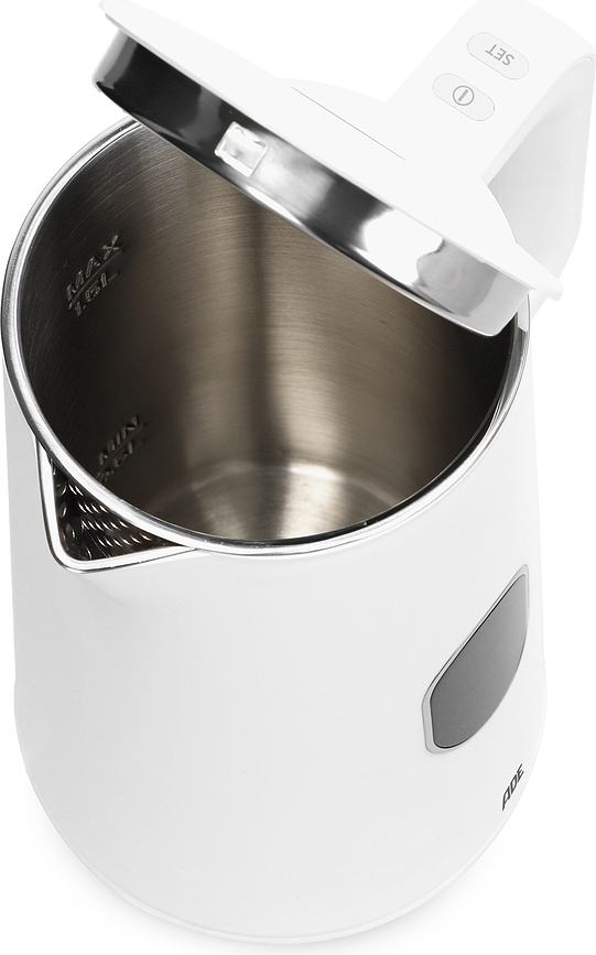 ADE Grelnik vode z regulacijo temperature, 1,5 l, črn