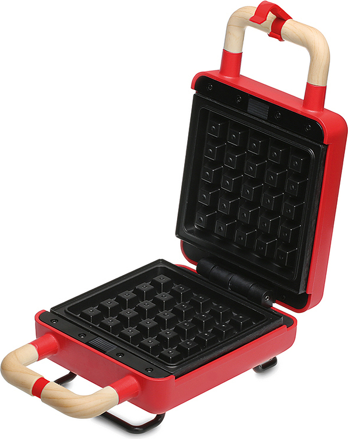 Sandwichera y Gofrera con placas de teflón intercambiables ADE, blanca