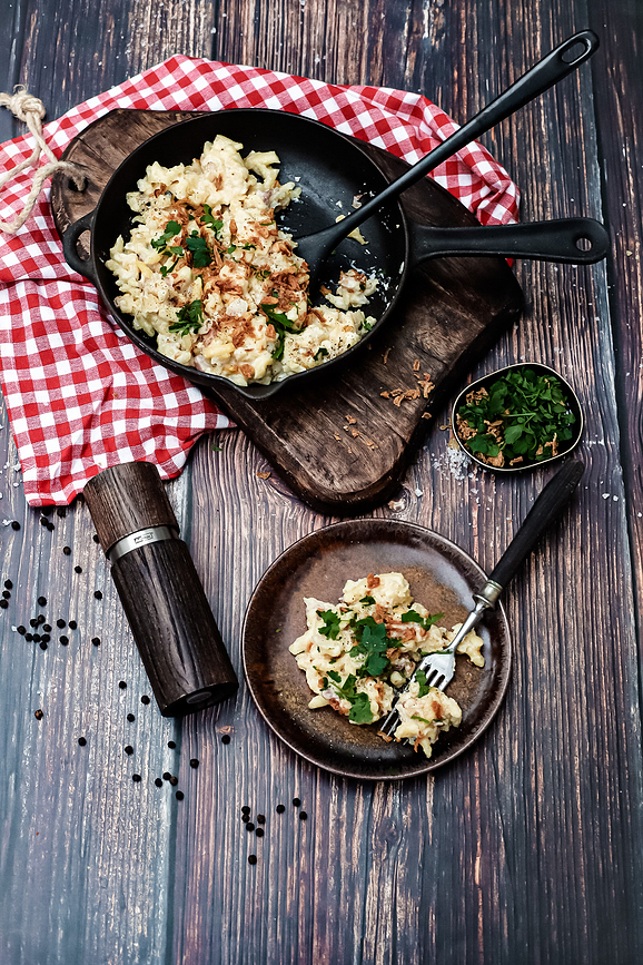 Antique Mlinček za sol in poper, 15 cm, rjav