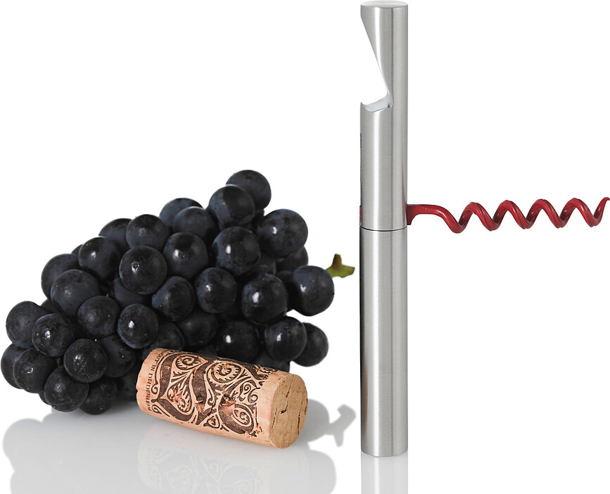 Buddy Vadičep in odpirač za steklenice, rdeč