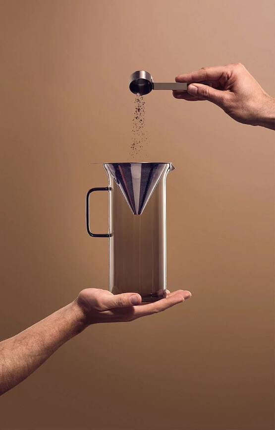 Cafetera de Goteo Impact, 600 ml, transparente, gris