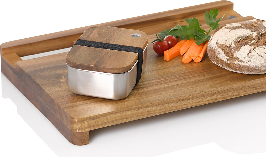 Cotto Deska za rezanje s posodo za malico, 2 kosa