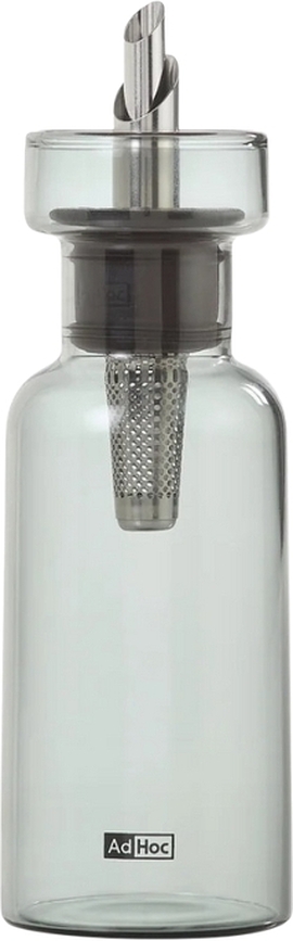 Dosificador para aceite o vinagre Aroma Pour, 120 ml, transparente, gris