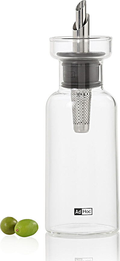 Dosificador para aceite y vinagre Aroma Pour, 120 ml, transparente