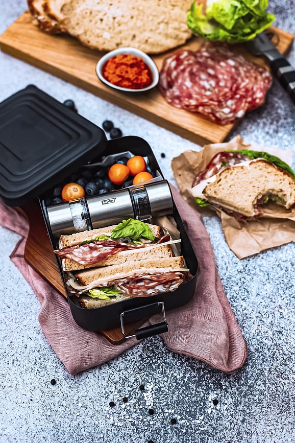 Duomill Mini Moulin double à poivre et à sel