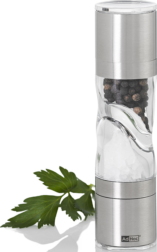 Duomill Pure Διπλός Μύλος, για αλάτι και πιπέρι, 21,9 cm