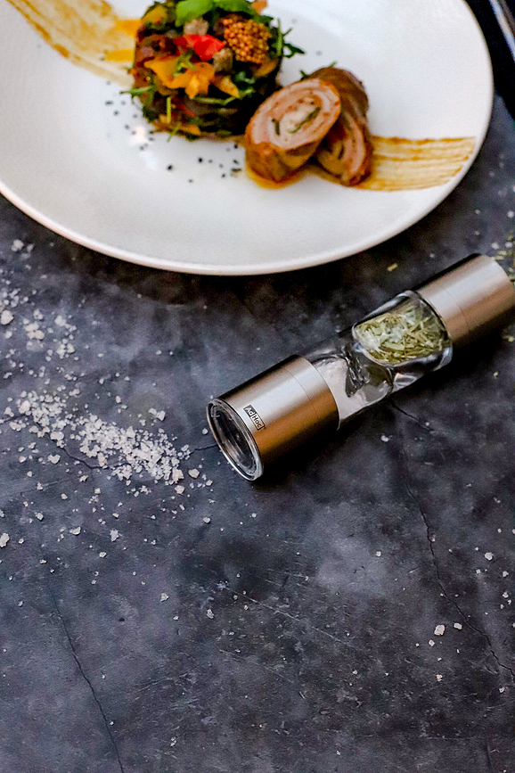 Duomill Pure Mlinček za sol ali poper, 21,9 cm, dvojni