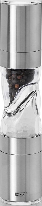 Duomill Pure Moulin Double pour sel ou poivre, 15 cm