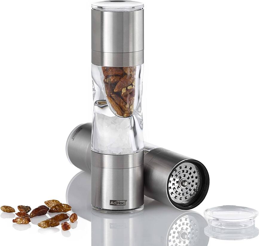 Duospace Mlinček za zelišča in začimbe, dvostranski, 15 cm