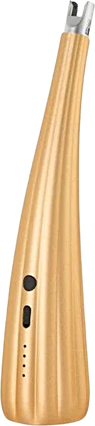Encendedor eléctrico Arc, recargable USB, dorado