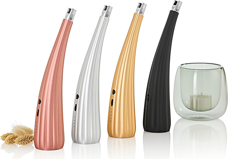 Encendedor de arco Arc, recargable USB, negro