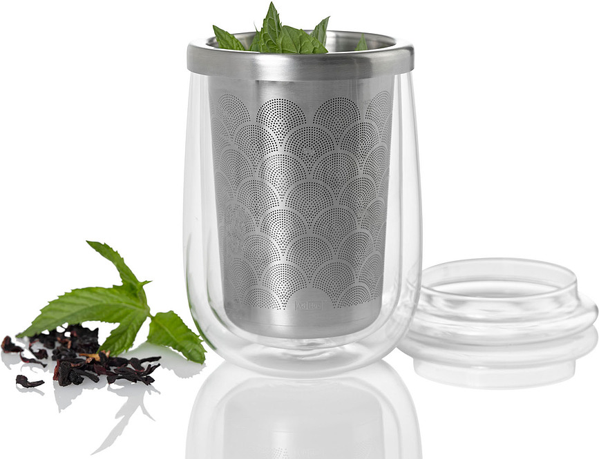 Fusion Glass Ποτήρι Τσαγιού, με φίλτρο