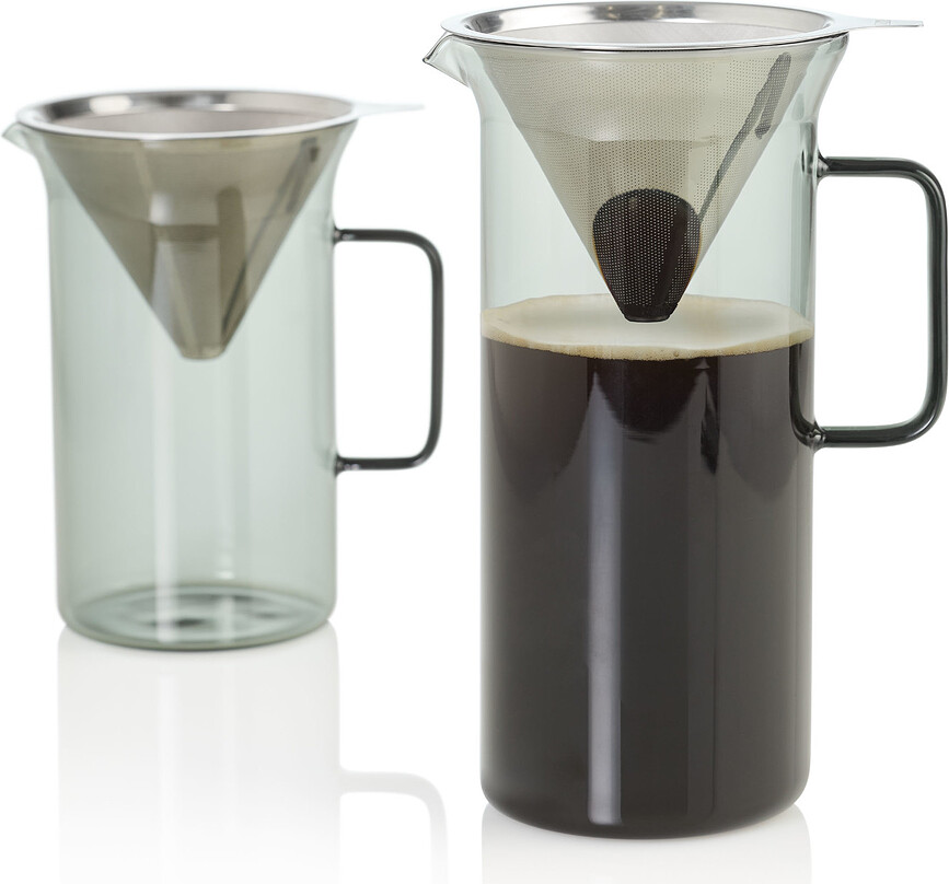 Impact Cafetière à filtre 600 ml, gris transparent