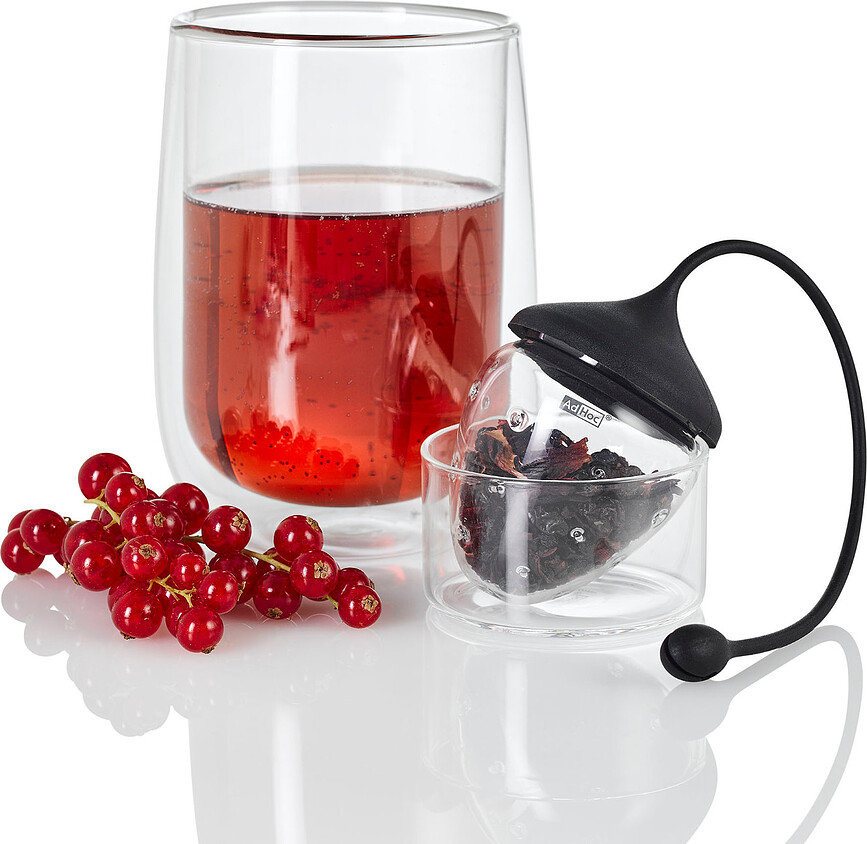 Infusor de Té de cristal Fusion