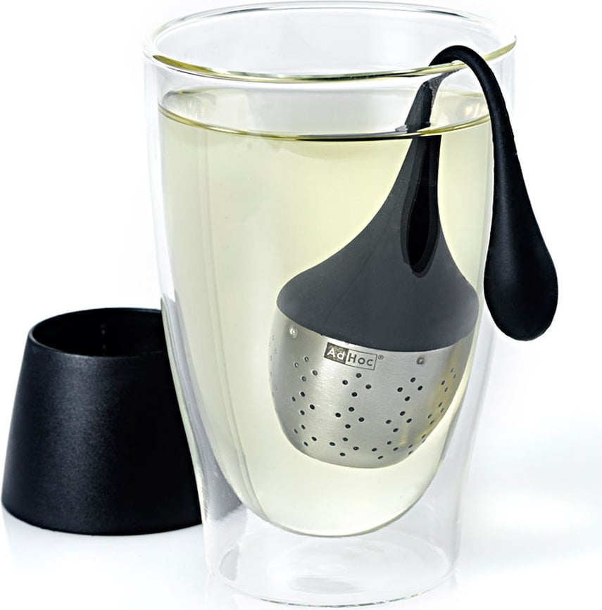 Infusor de té Hangtea, pequeño, negro