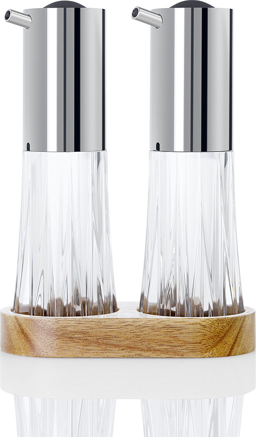 Juego de Aceitera y Vinagrera Menage, de cristal, 2 piezas