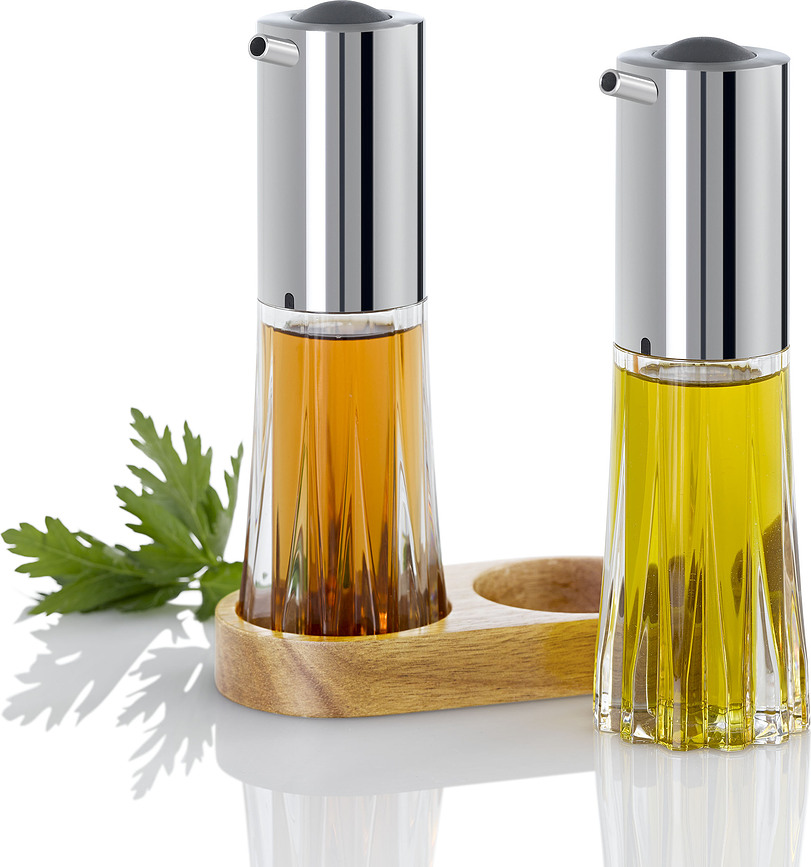 Juego de Aceitera y Vinagrera Menage, de cristal, 2 piezas