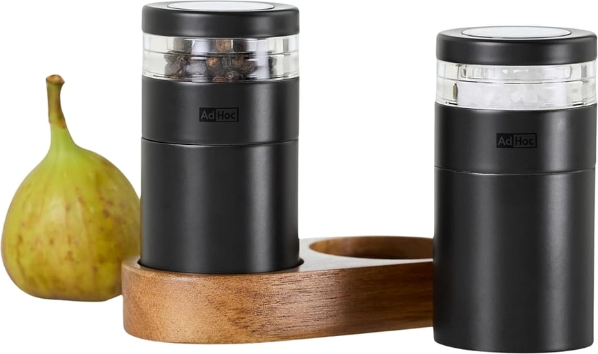 Menage Molto Set mlinčkov za sol in poper, črni, 3 kosi