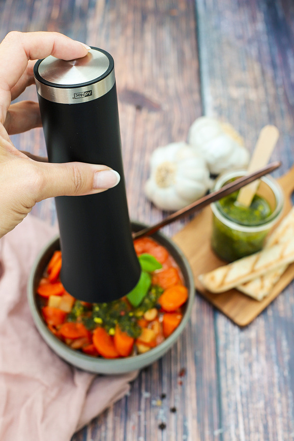 Milano Ηλεκτρικός Μύλος για πιπέρι και αλάτι, μαύρος