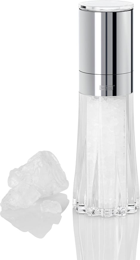 Molinillo para sal o pimienta Crystal, transparente