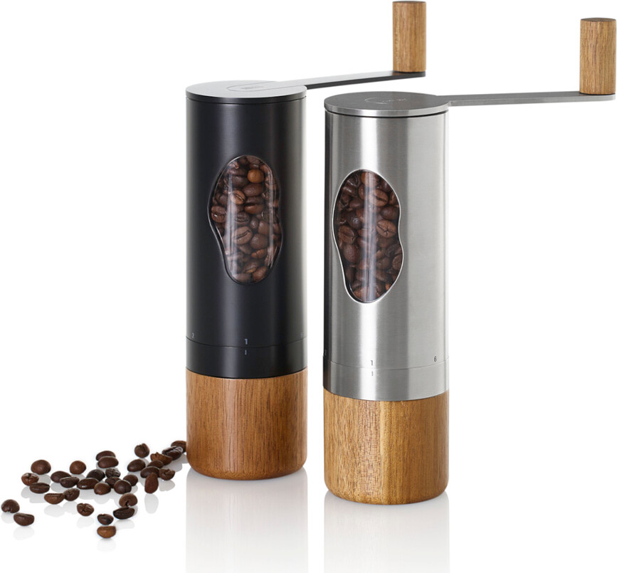 Molinillo de Café Mrs. Bean, negro, con mango de madera