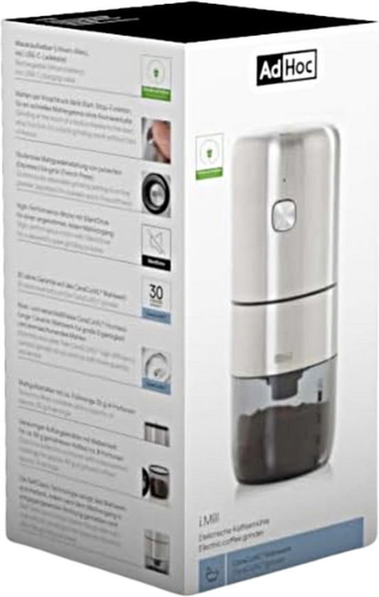 Molinillo de Café eléctrico iMill, de acero