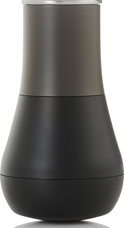 Molinillo de sal o pimienta de diseño basculante Pepup, marrón