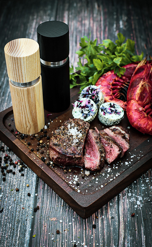 Molinillo de sal y pimienta Textura, Pack de 2