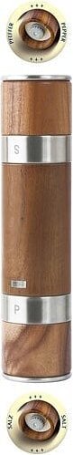 Molinillo doble de madera Duomill, para pimienta y sal