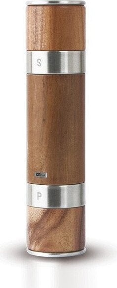 Molinillo doble de madera Duomill, para pimienta y sal